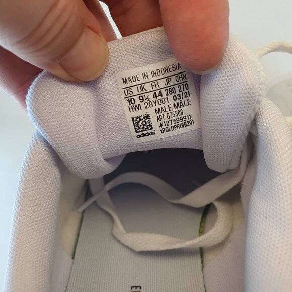 Adidas Men's Advantage Size 10 White Tennis Shoes Casual Sneakers Trainers - Picture 9 of 9